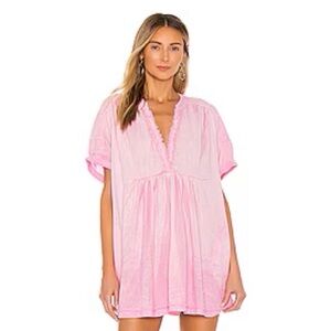 Free People Get Away With Me Pink Tunic | Size M
